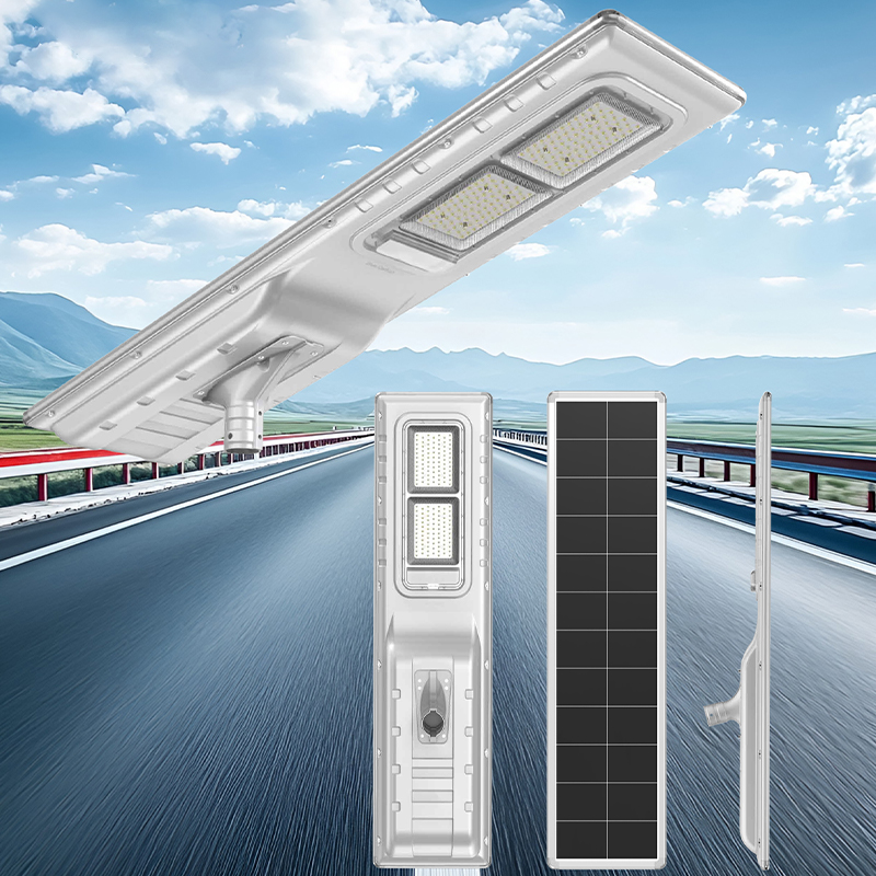 Nouveau lampadaire solaire intégré (120 W) Nouveau lampadaire solaire intégré (120 W)